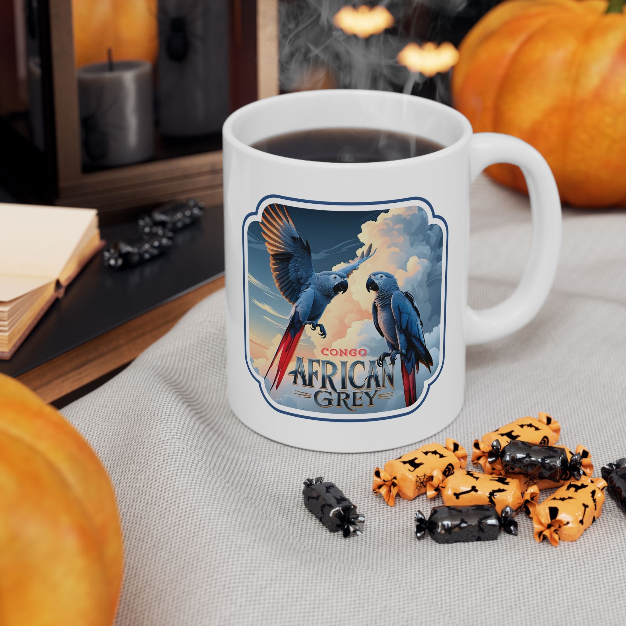 African Grey Lover Ceramic Mug