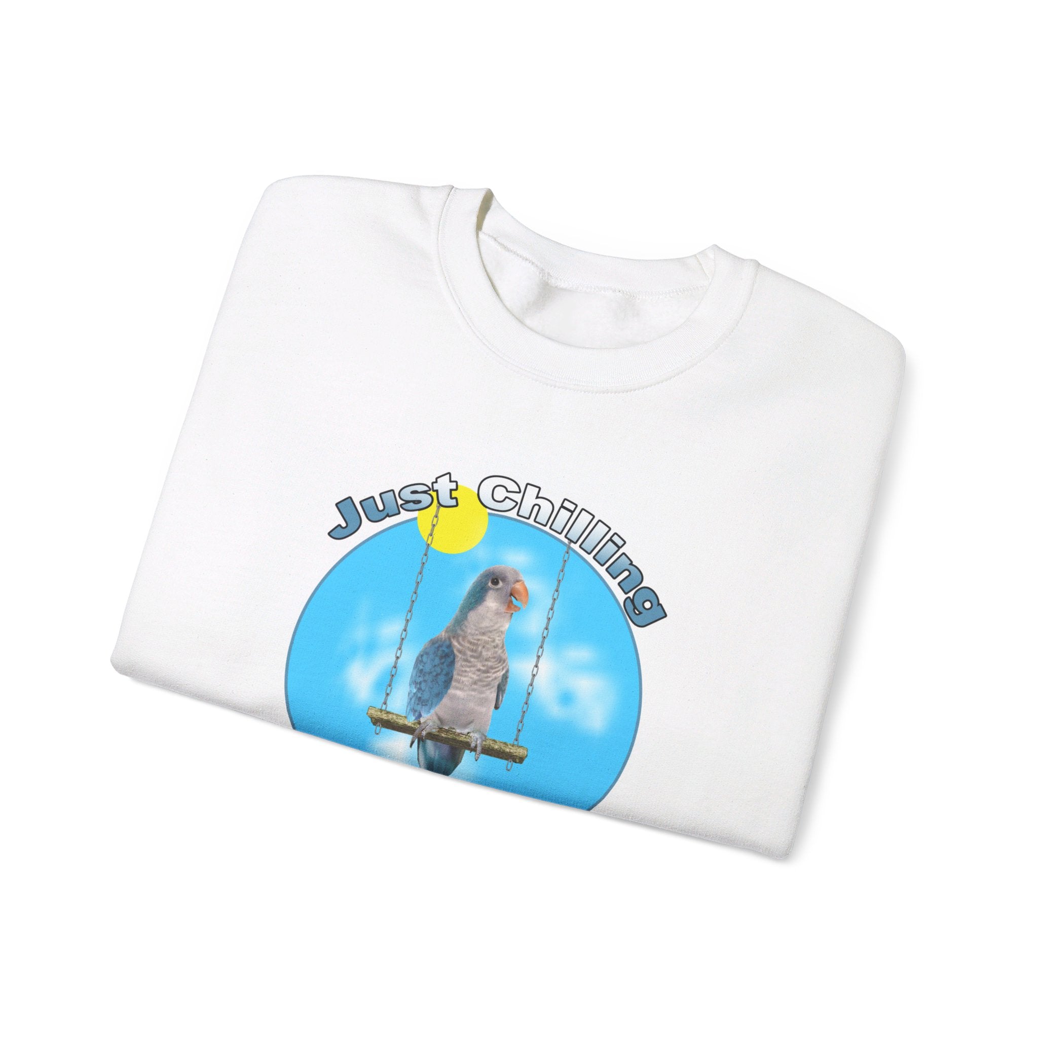 Just Chilling Swing Blue Quaker Sweatshirt