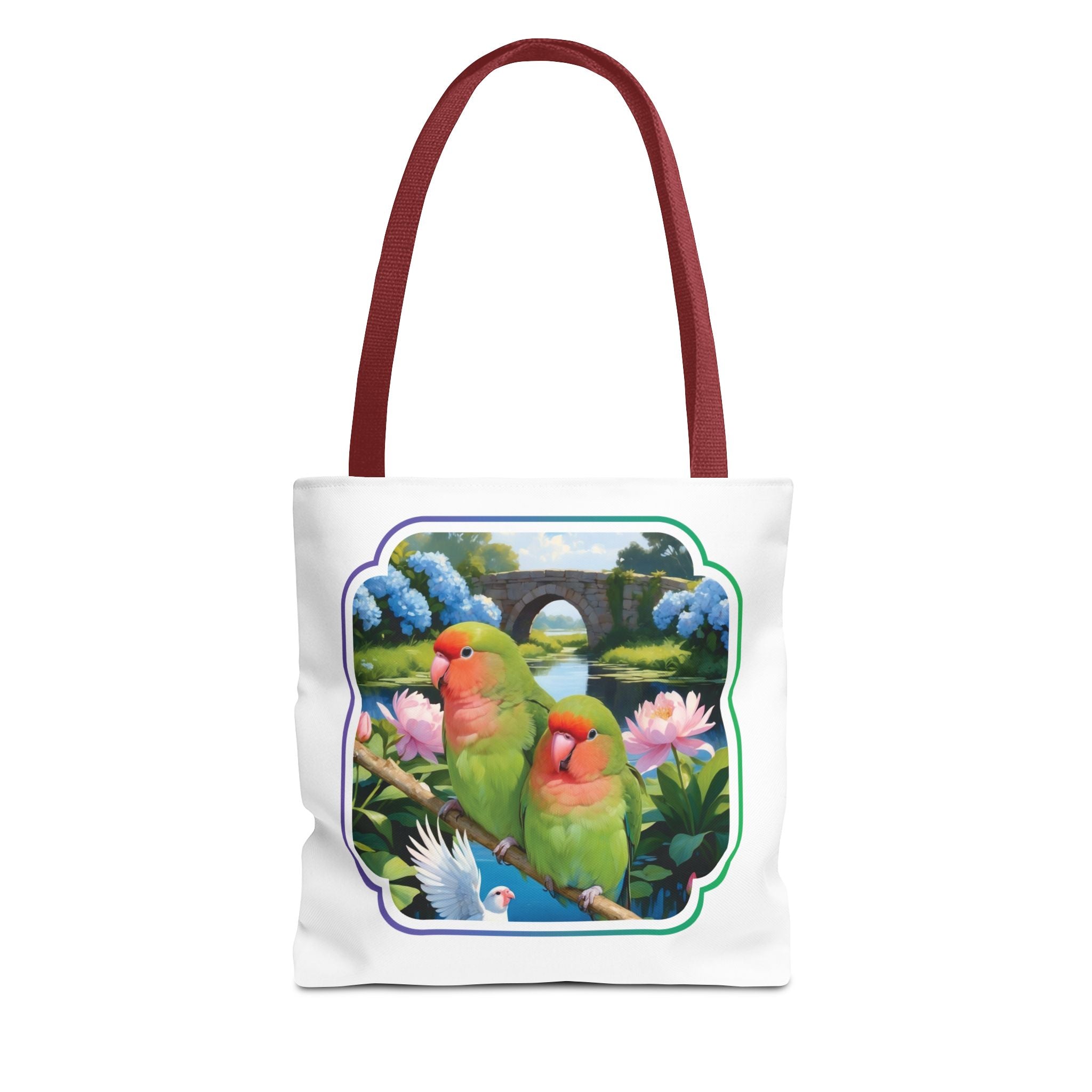 Lovebird Lover Bridge Tote Bag