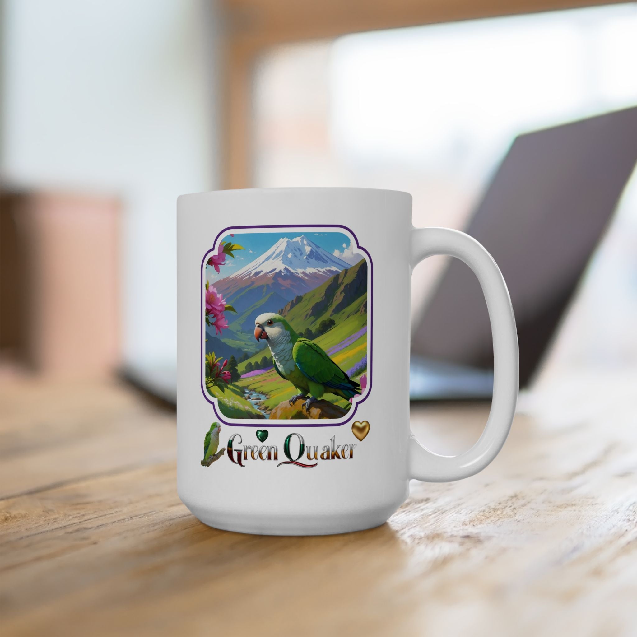 Green Quaker Mountain Mug