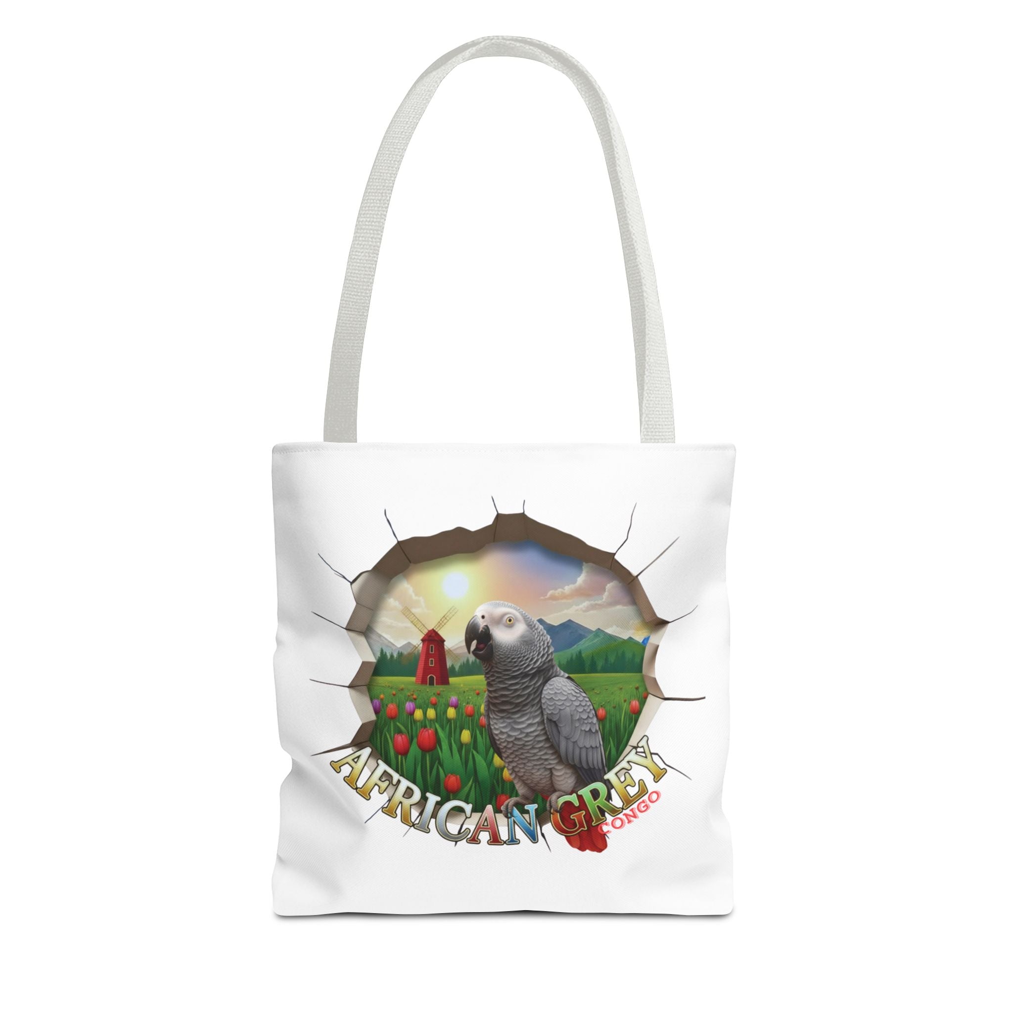 African Grey Congo Garden Tote Bag