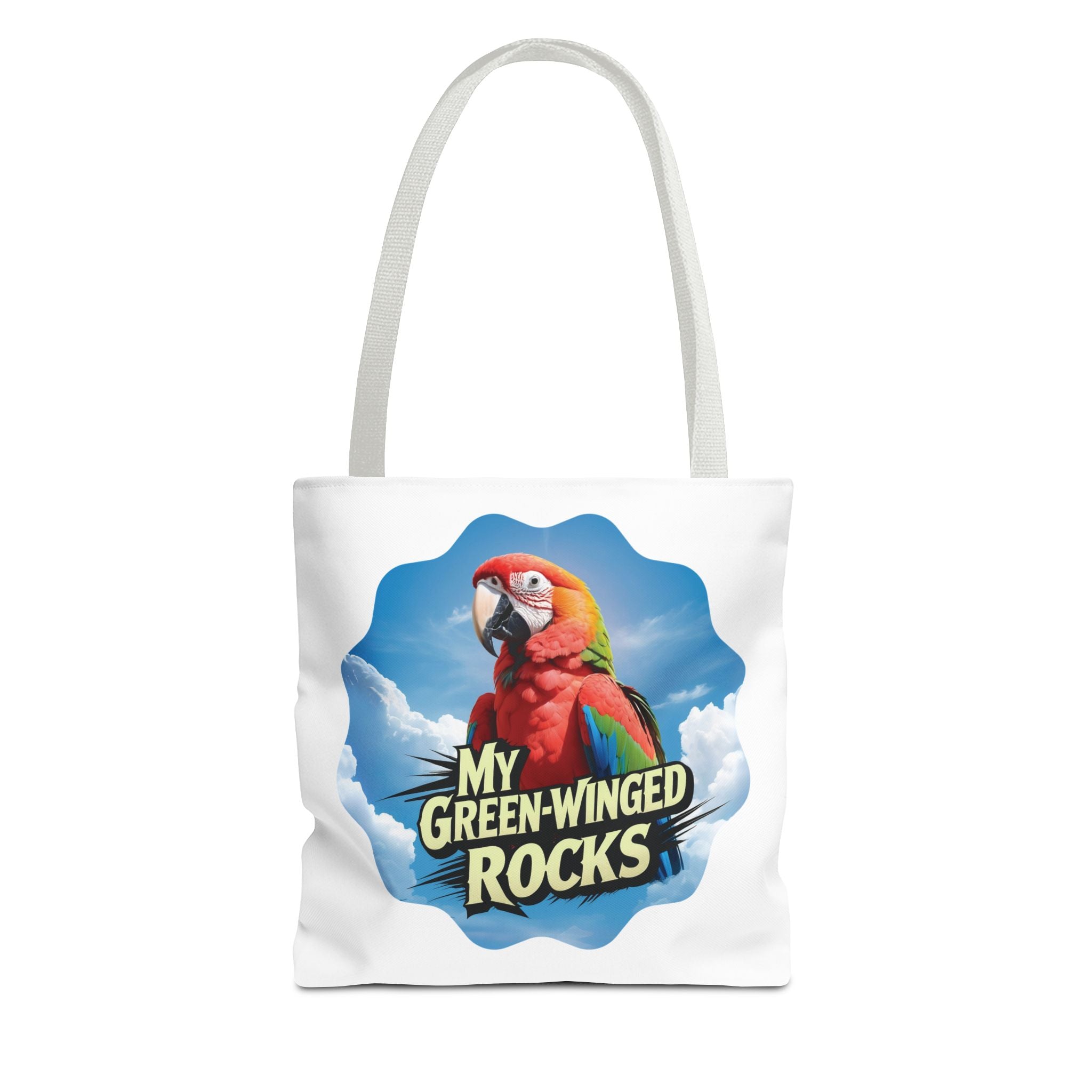 Green Winged Rocks Tote Bag
