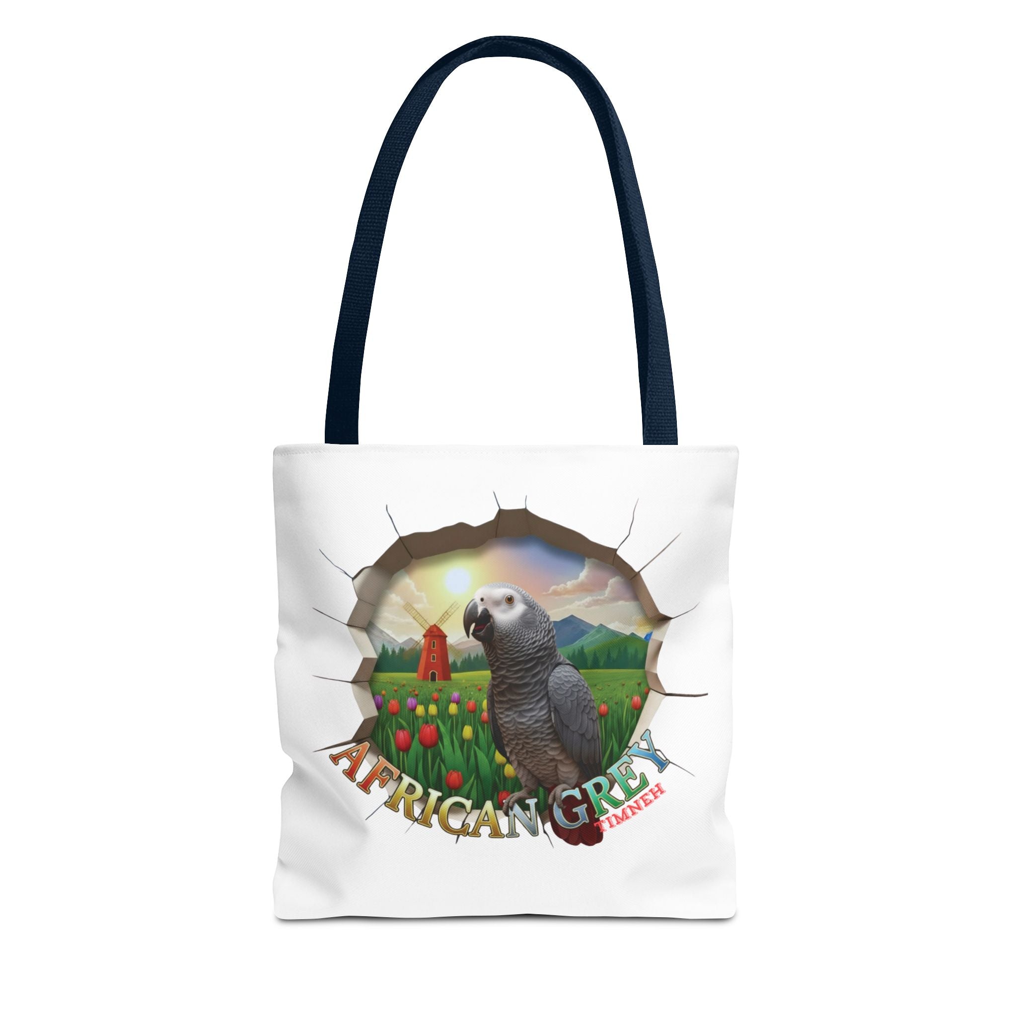 African Grey Timneh Parrot Tote Bag