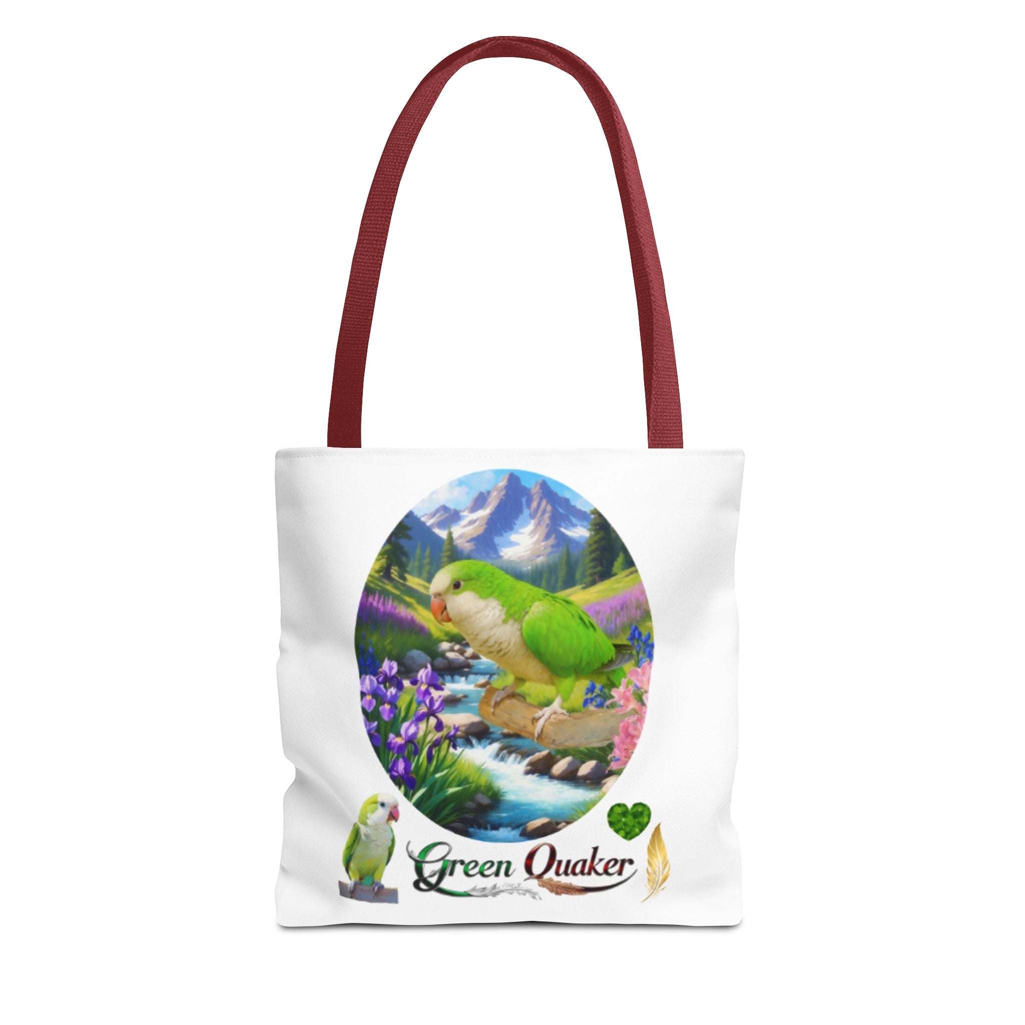 Green Quaker Mountain Tote Bag