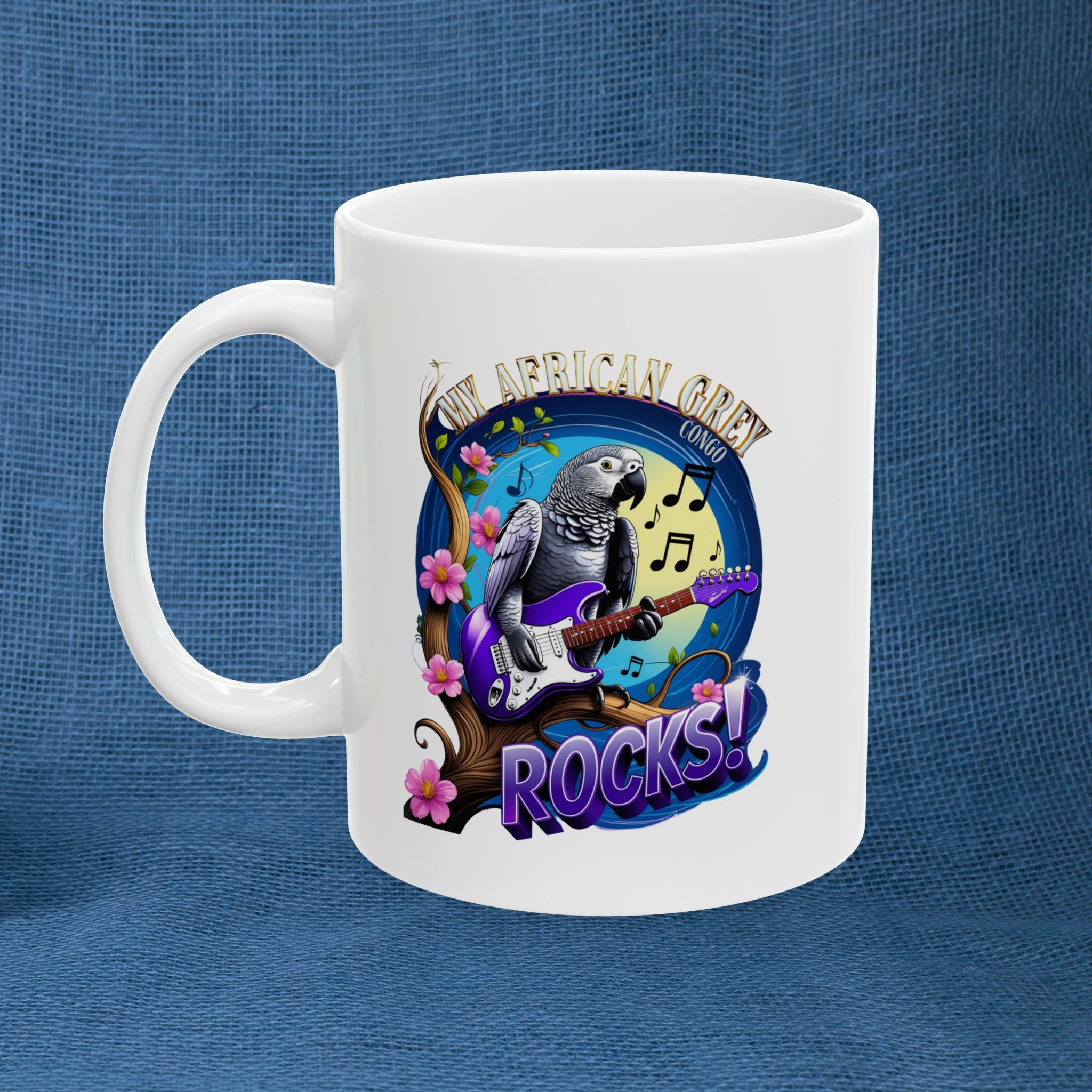 African Grey Congo Mug