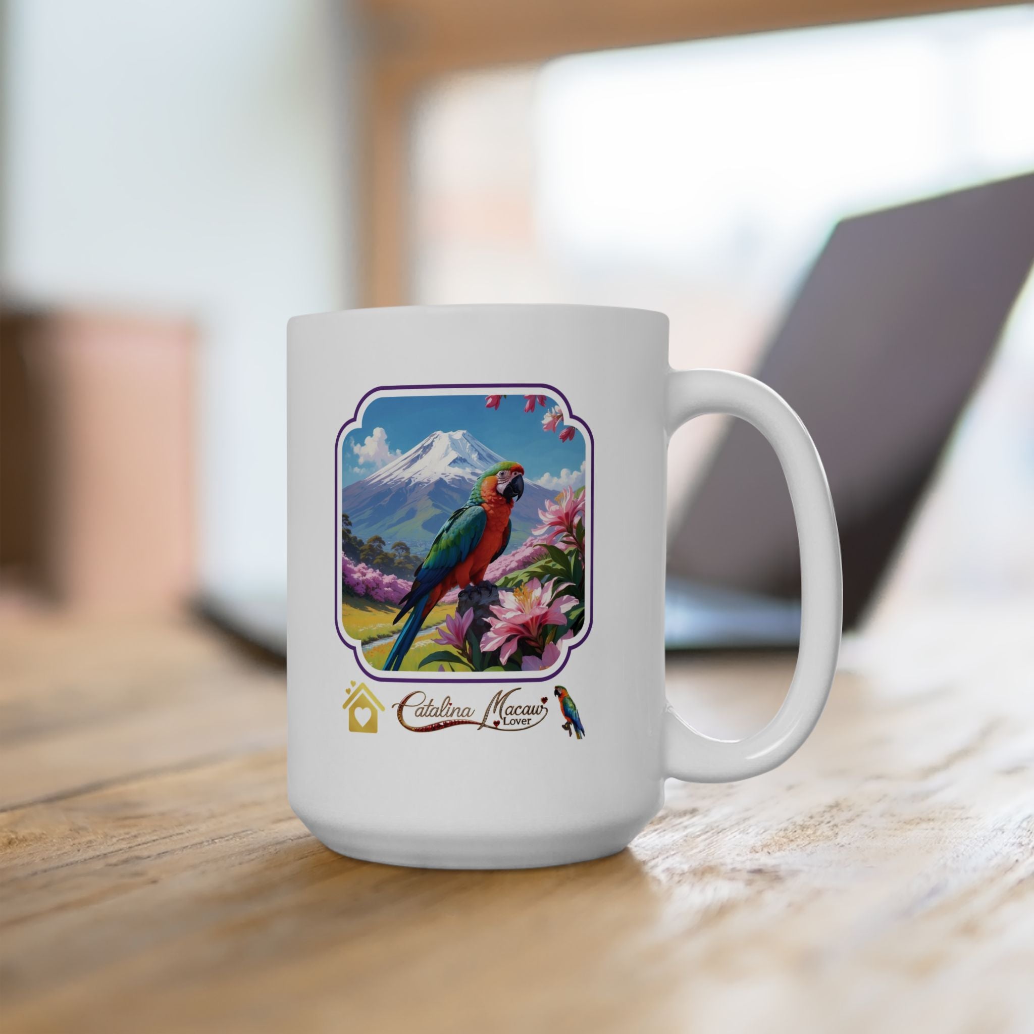 Mountain Catalina Macaw Lover Mug