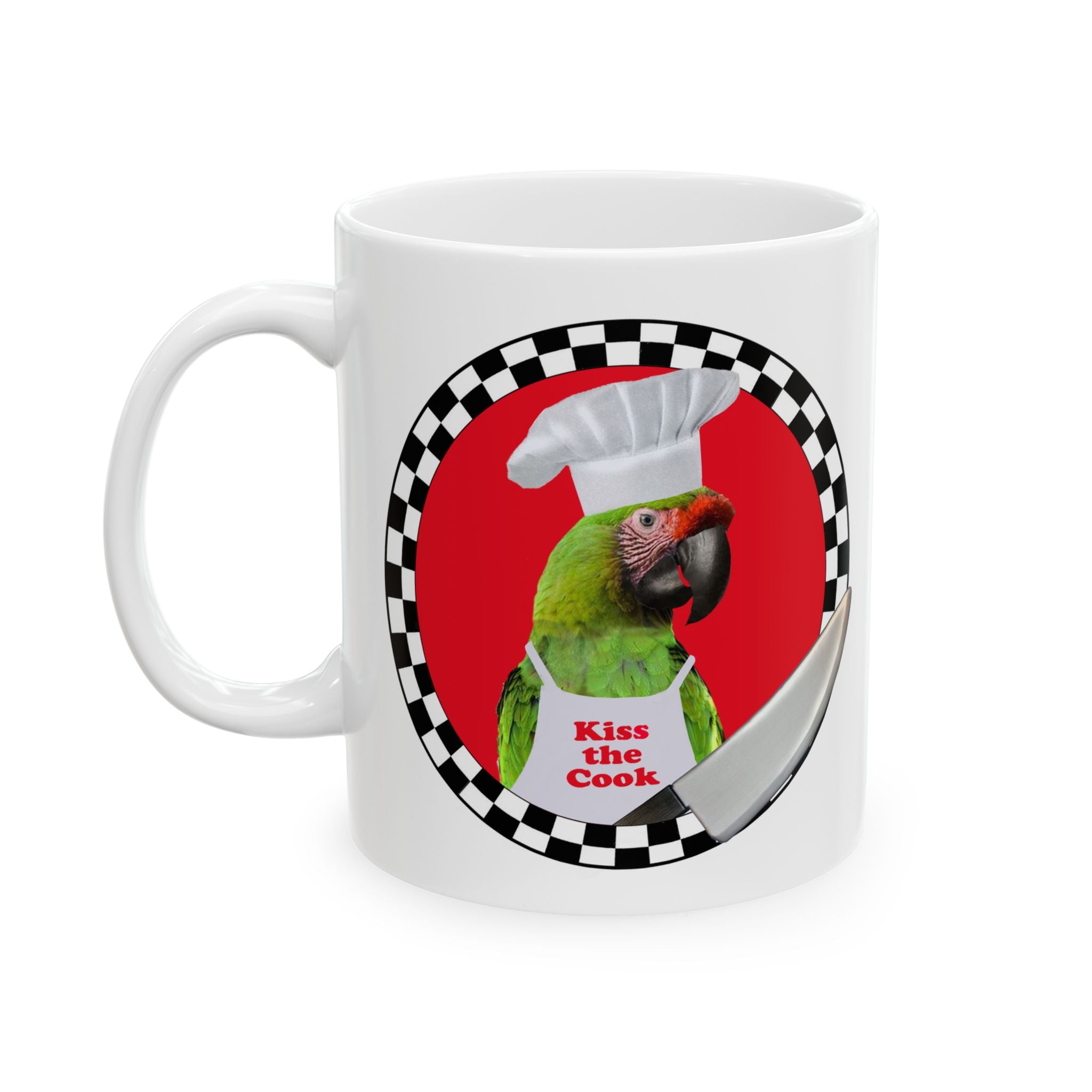 Kiss The Cook Military Mug