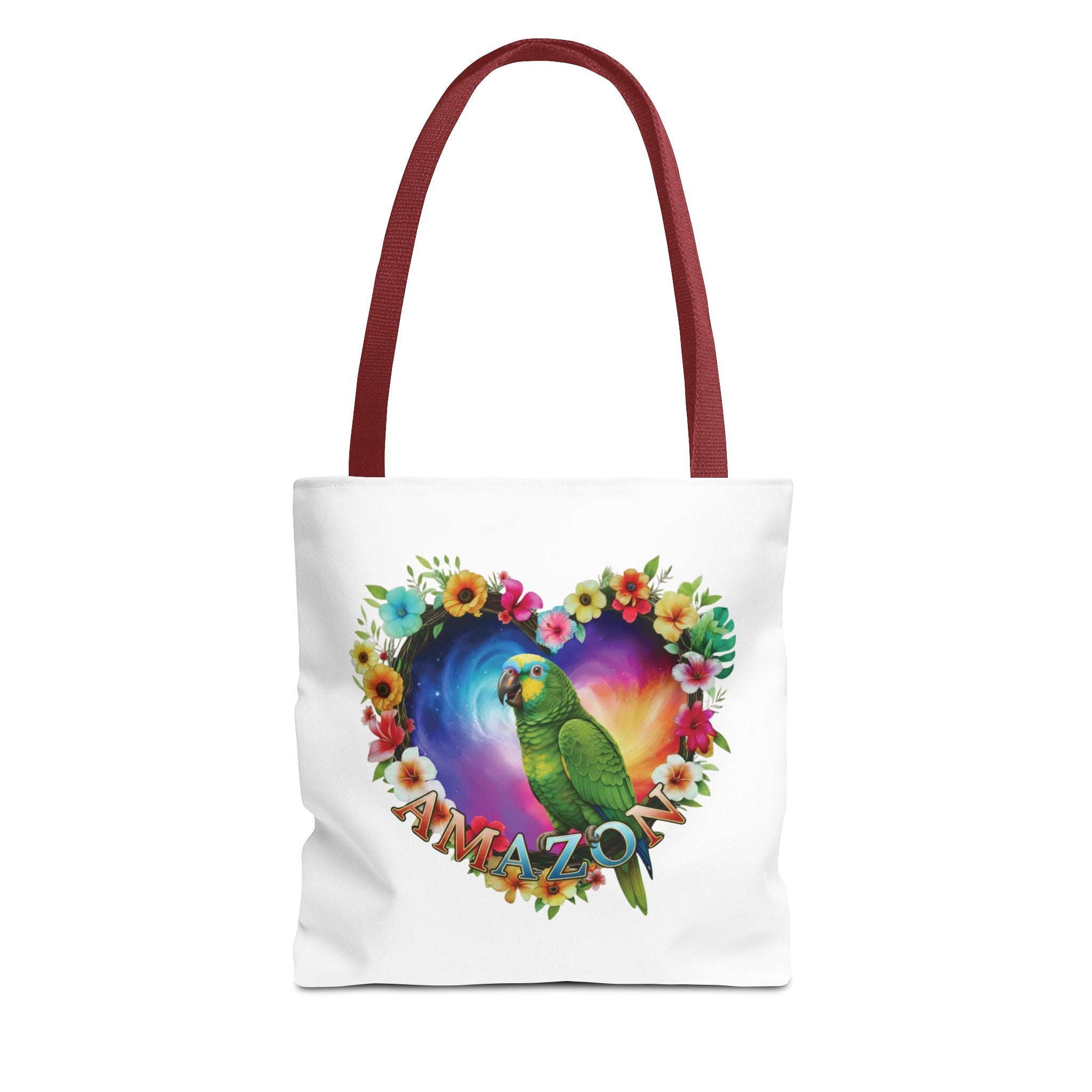 Amazon Floral Heart Tote Bag