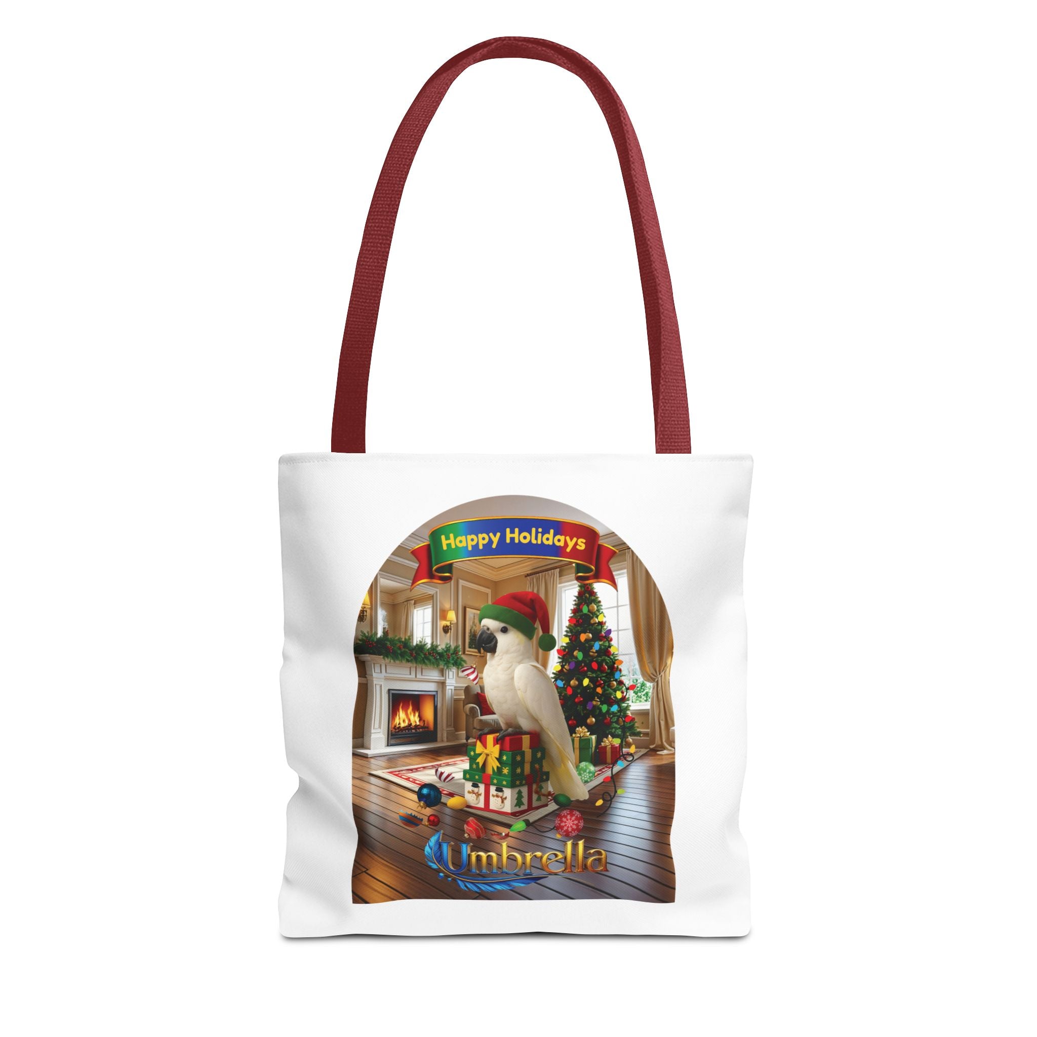 Happy Holidays Umbrella Tote Bag