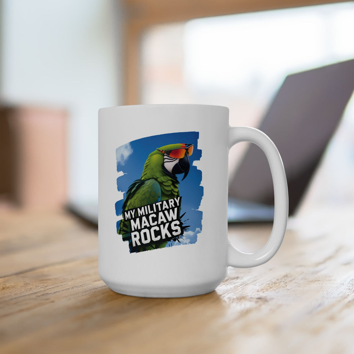 My Military Macaw Rocks Mug
