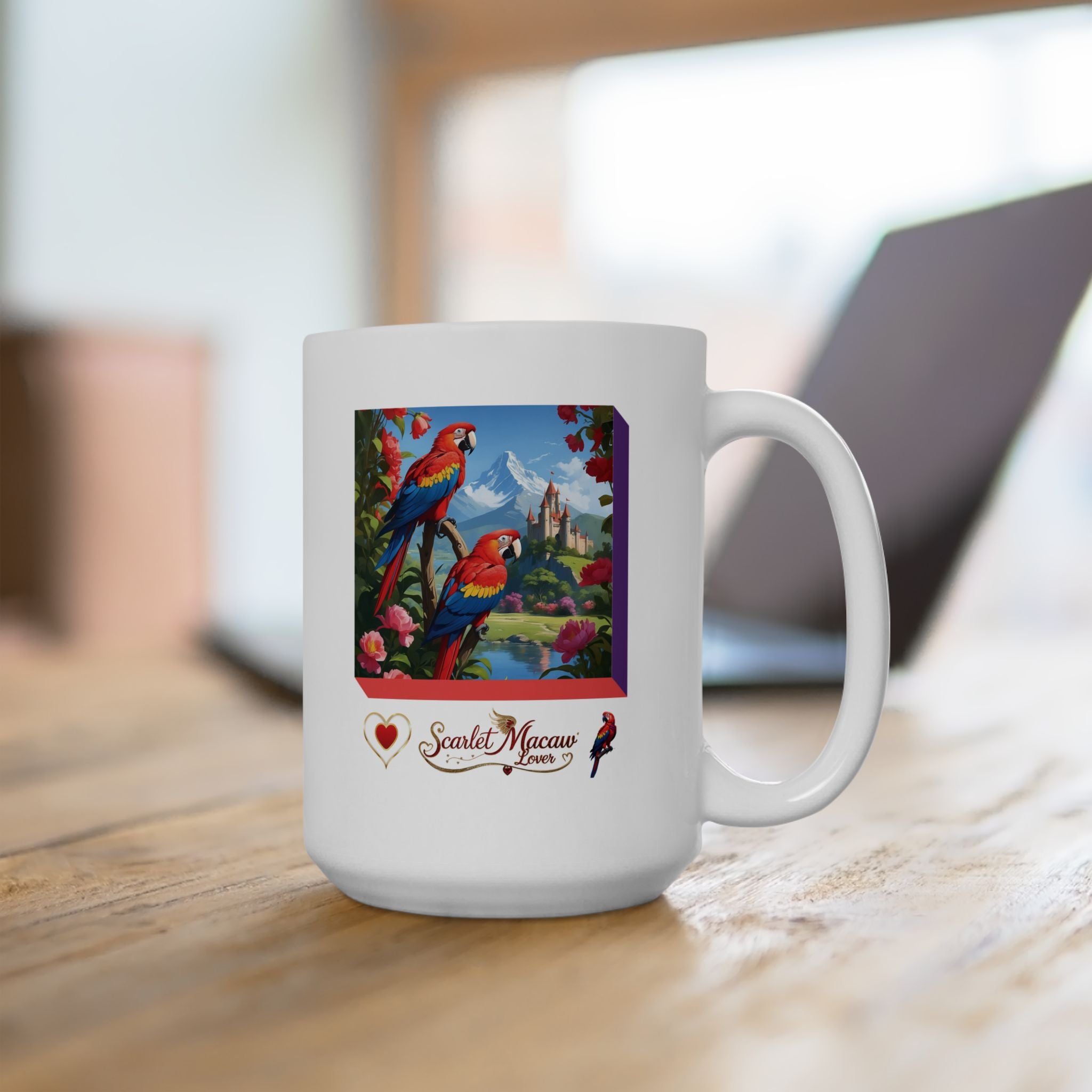 Nature Scarlet Macaw Lover Mug