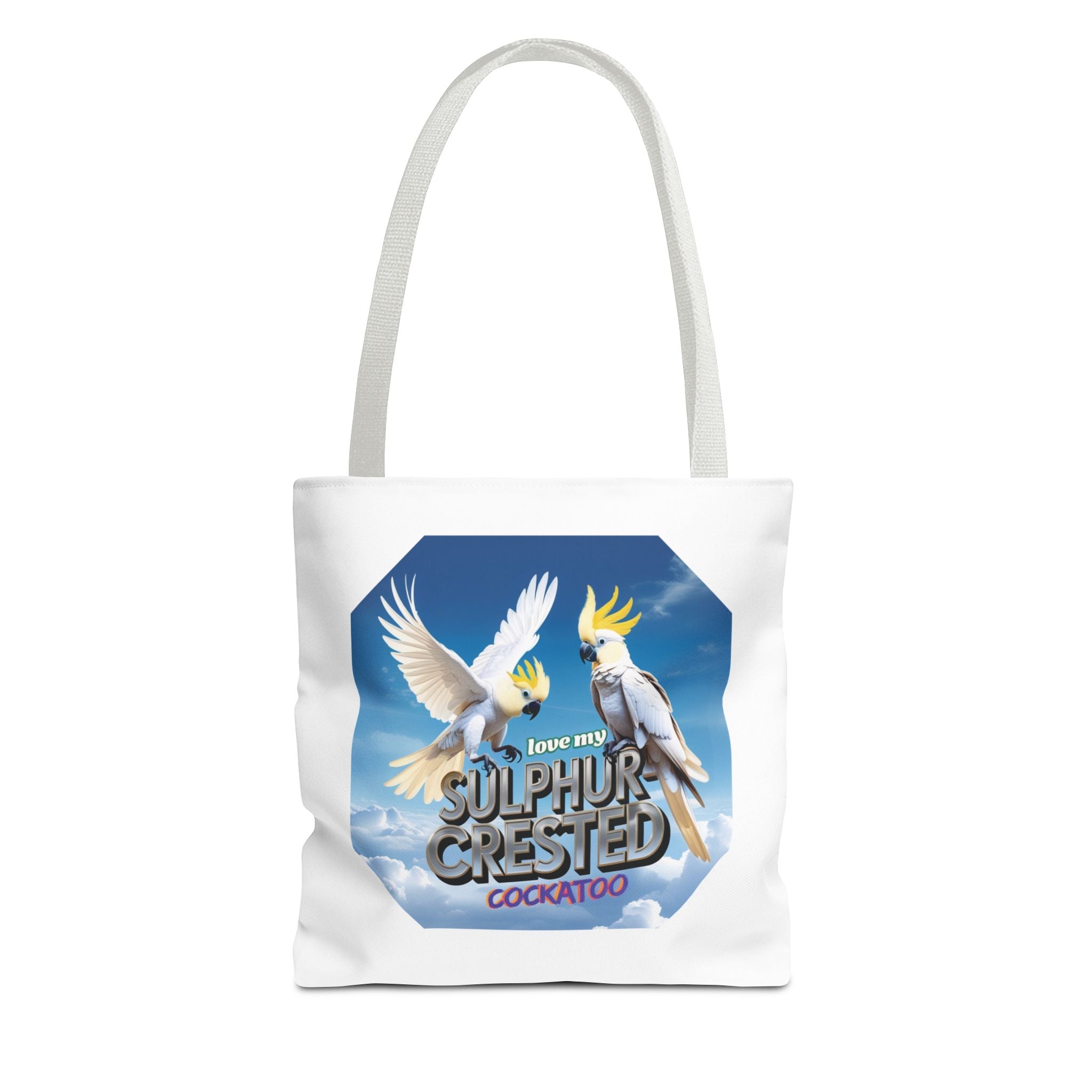 Love My Sulphur-Crested Cockatoo Tote Bag