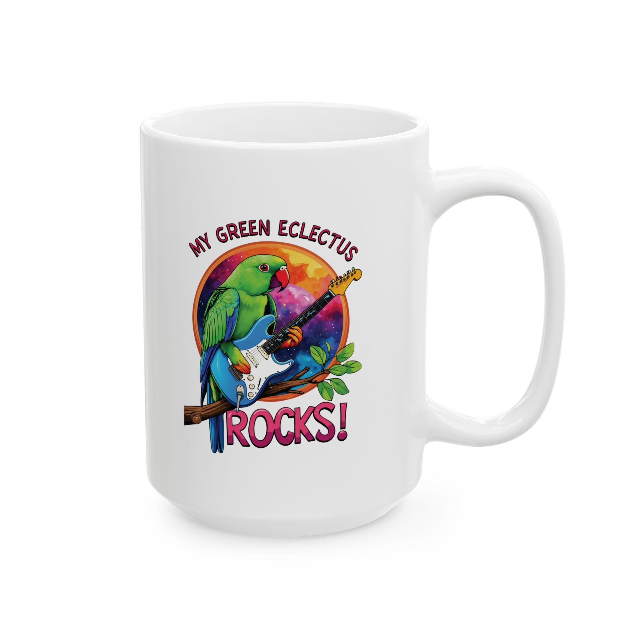 My Green Eclectus Rocks Mug