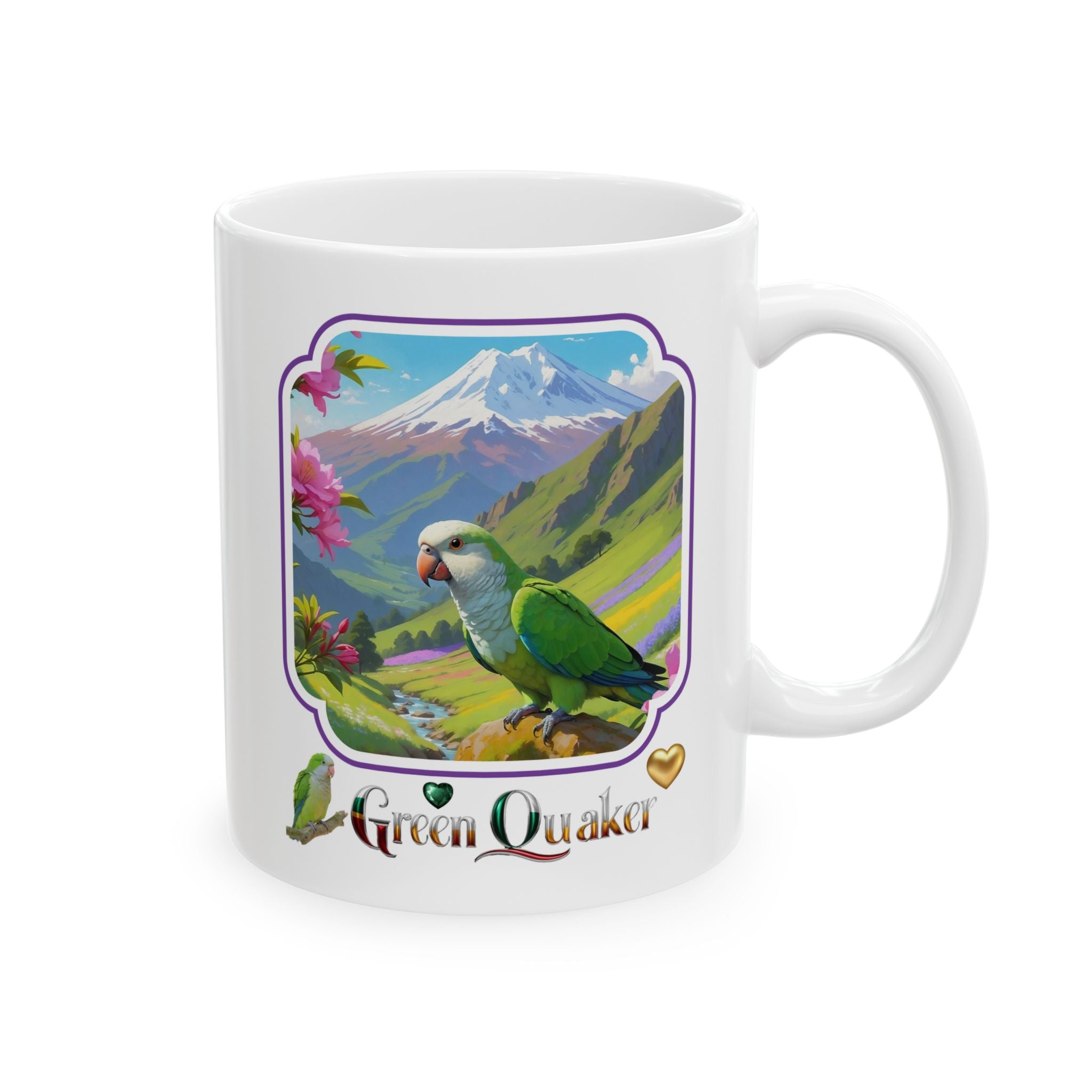 Green Quaker Mountain Mug