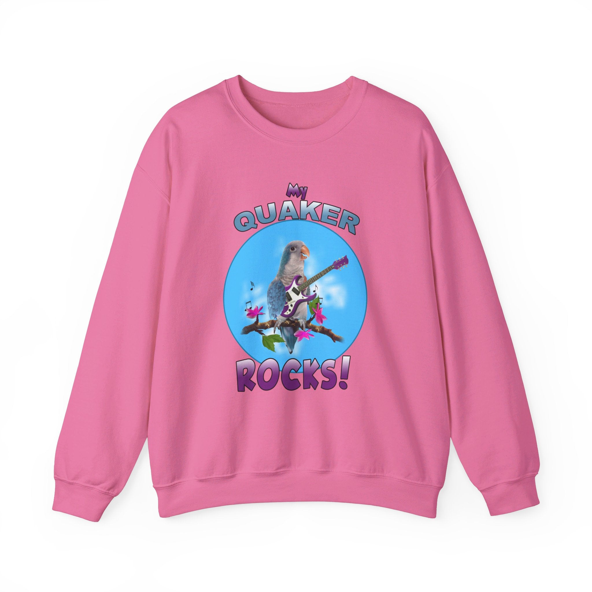 My Blue Quaker Rocks Guitar Sweatshirt