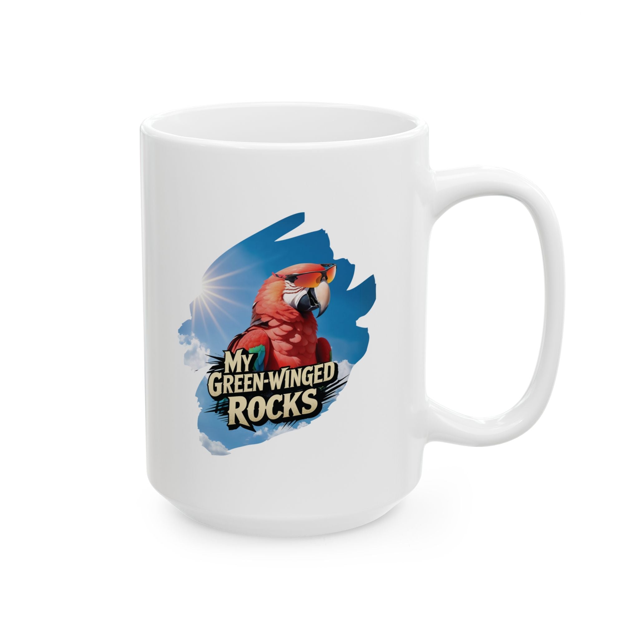 My Green-Winged Macaw Rocks Mug